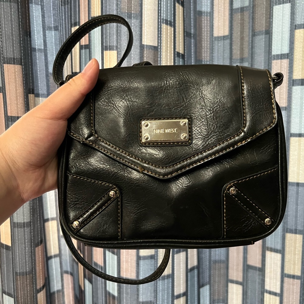 Black Nine West Small Crossbody Bag